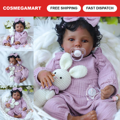 Lifelike reborn baby doll - 18",